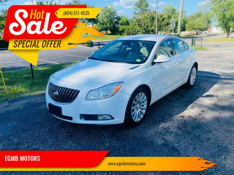 2013 Buick Regal for sale at EGMB MOTORS in Midlothian VA