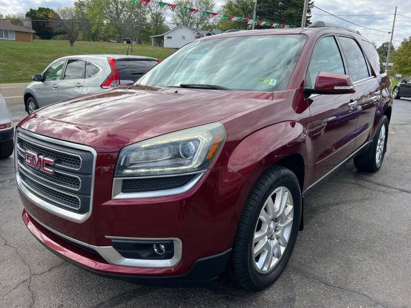 Used 2015 GMC Acadia SLT1 with VIN 1GKKVRKD1FJ308705 for sale in Dillonvale, OH