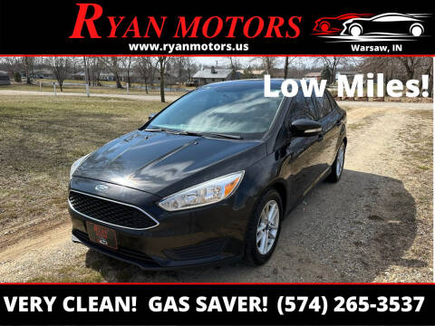 2015 Ford Focus for sale at Ryan Motors LLC in Warsaw IN