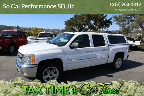 2012 Chevrolet Silverado 1500 for sale at So Cal Performance SD, llc in San Diego CA