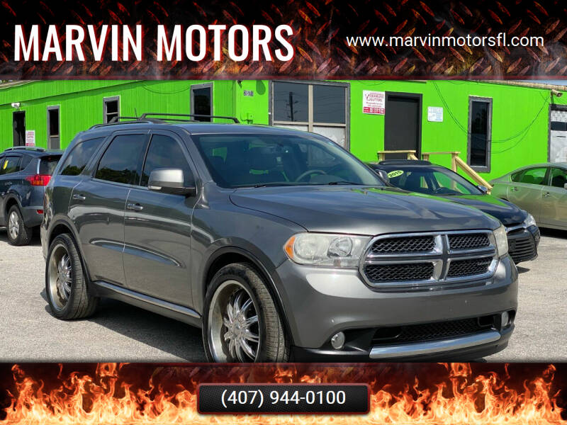 2012 Dodge Durango for sale at Marvin Motors in Kissimmee FL