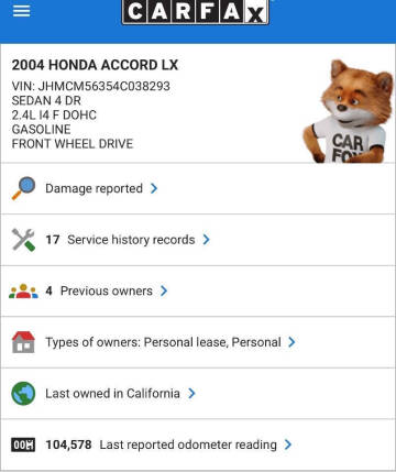 2004 Honda Accord LX