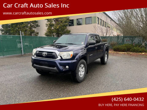 2013 Toyota Tacoma for sale at Car Craft Auto Sales Inc in Lynnwood WA