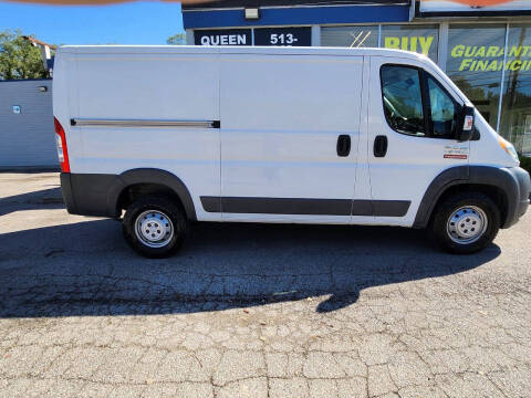 2016 RAM ProMaster for sale at Queen City Motors in Harrison OH