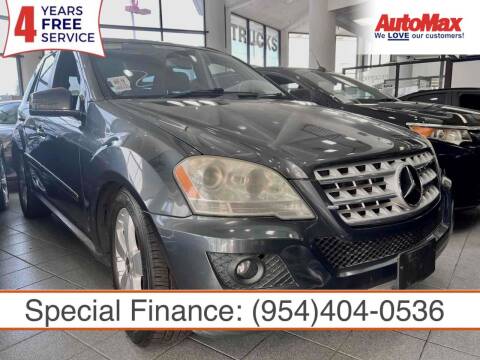 2011 Mercedes-Benz M-Class for sale at Auto Max in Hollywood FL