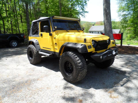 2002 Jeep Wrangler for sale at Fox Motors in Hampden MA