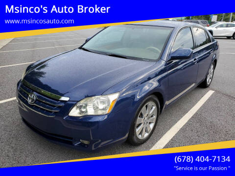 2005 Toyota Avalon for sale at Msinco's Auto Broker in Snellville GA