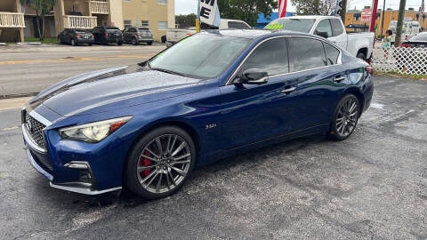 2018 Infiniti Q50 for sale at Import & Export Auto Sales in Hialeah FL