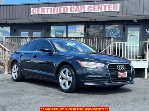 2012 Audi A6 for sale at CERTIFIED CAR CENTER in Fairfax VA