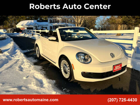 2013 Volkswagen Beetle Convertible for sale at Roberts Auto Center in Bowdoinham ME