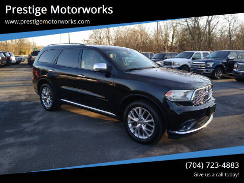2014 Dodge Durango for sale at Prestige Motorworks in Concord NC