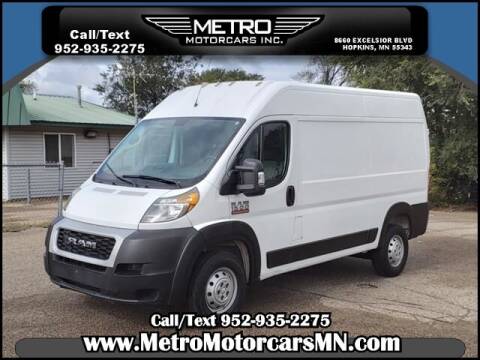 2019 RAM ProMaster for sale at Metro Motorcars Inc in Hopkins MN