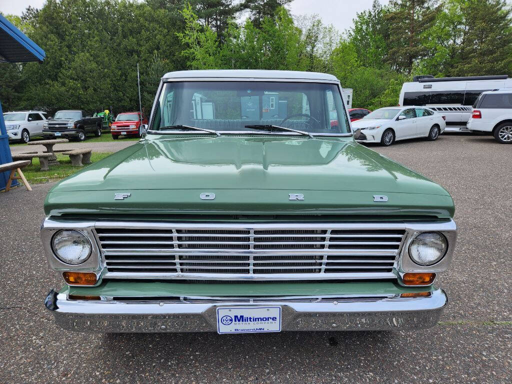 1969 Ford F-100 for sale at Miltimore Motor Company in Pine River, MN