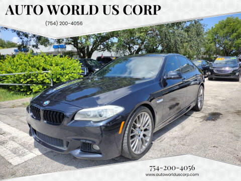 2011 BMW 5 Series for sale at Auto World US Corp in Plantation FL