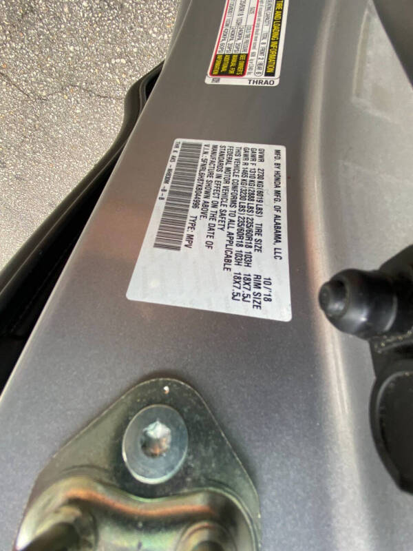 2019 Honda Odyssey Touring