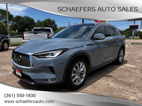 2022 Infiniti QX50 for sale at Schaefers Auto Sales in Victoria TX