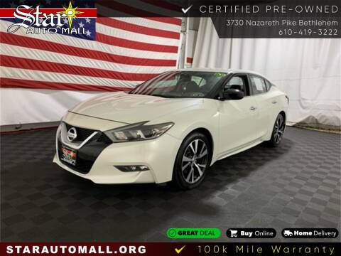 2017 Nissan Maxima for sale at Star Auto Mall in Bethlehem PA