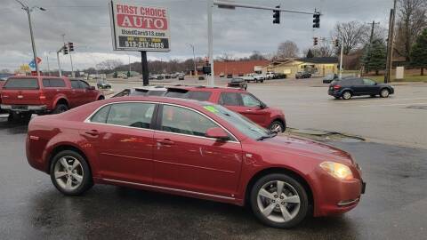 2008 Chevrolet Malibu for sale at FIRST CHOICE AUTO Inc in Middletown OH
