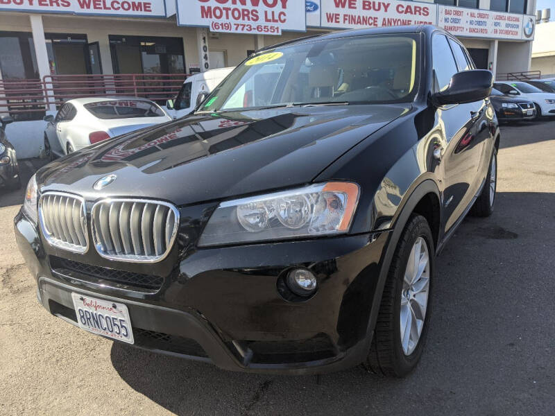 2014 BMW X3 for sale at Convoy Motors LLC in National City CA