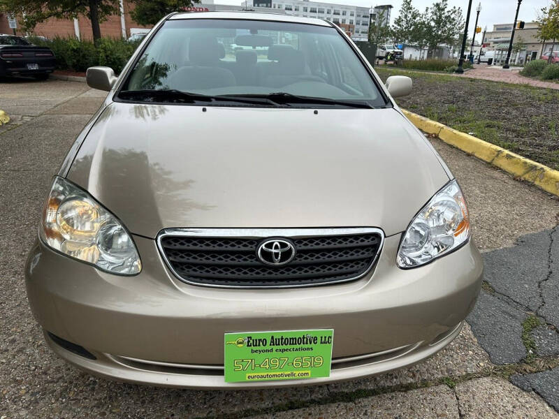 2005 Toyota Corolla for sale at Euro Automotive LLC in Falls Church VA