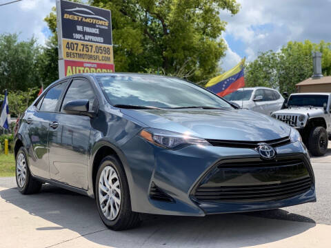 2017 Toyota Corolla for sale at BEST MOTORS OF FLORIDA in Orlando FL