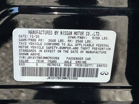 2021 Infiniti Q50 Luxe