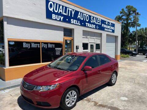 2012 Kia Forte for sale at QUALITY AUTO SALES OF FLORIDA in New Port Richey FL