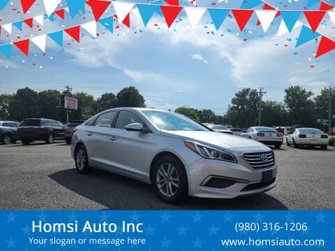 2016 Hyundai Sonata for sale at Homsi Auto Inc in Kannapolis NC