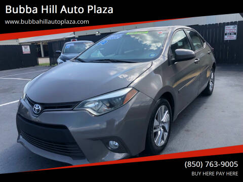 2014 Toyota Corolla for sale at Bubba Hill Auto Plaza in Panama City FL