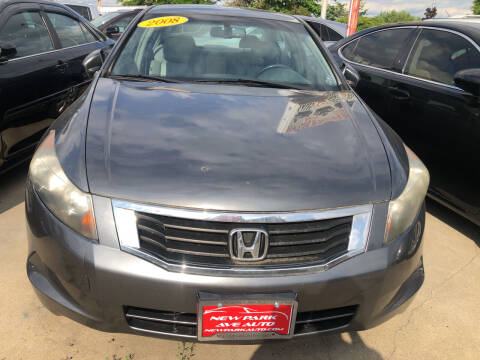 2008 Honda Accord for sale at New Park Avenue Auto Inc in Hartford CT