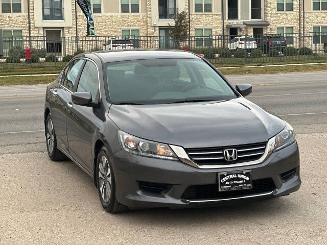 2013 Honda Accord for sale at Central Union Auto Finance LLC in Austin, TX