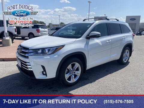 2019 Toyota Highlander for sale at Fort Dodge Ford Lincoln Toyota in Fort Dodge IA
