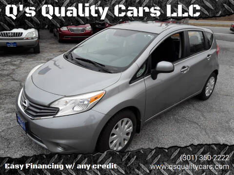 2014 Nissan Versa Note for sale at Q's Quality Cars LLC in Capitol Heights MD