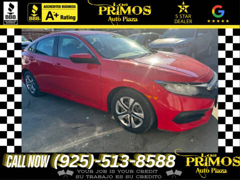 2017 Honda Civic for sale at Los Primos Auto Plaza in Brentwood CA