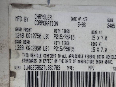 1996 Jeep Grand Cherokee Laredo