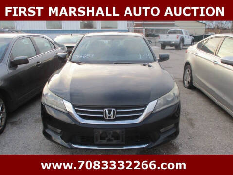 2014 Honda Accord for sale at First Marshall Auto Auction in Harvey IL