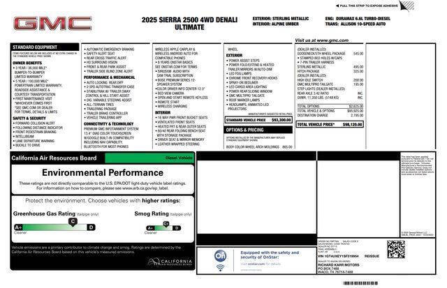 2025 GMC Sierra 2500HD