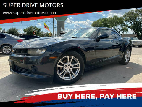 2014 Chevrolet Camaro for sale at SUPER DRIVE MOTORS in Houston TX