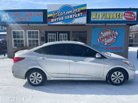 2016 Hyundai Accent for sale at Claremore Motor Company in Claremore OK