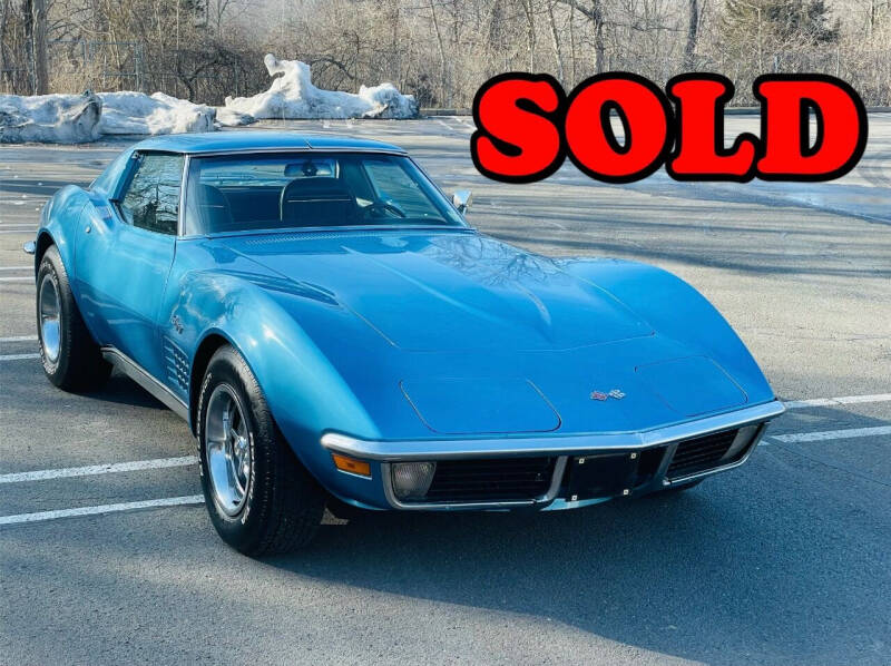 1971 Chevrolet Corvette for sale at Gillespie Car Care (soon to be) Affordable Cars in Hardwick MA