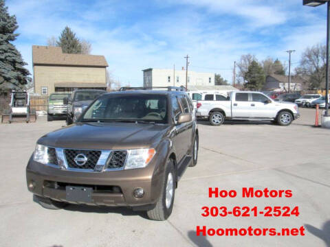 2005 Nissan Pathfinder for sale at HOO MOTORS in Kiowa CO