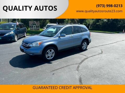 2010 Honda CR-V for sale at QUALITY AUTOS in Hamburg NJ