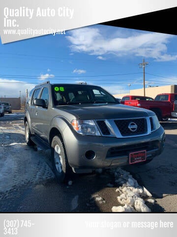 2008 Nissan Pathfinder for sale at Quality Auto City Inc. in Laramie WY