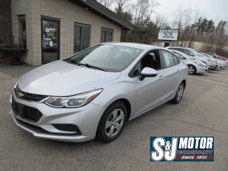 2017 Chevrolet Cruze for sale at S & J Motor Co Inc. in Merrimack NH