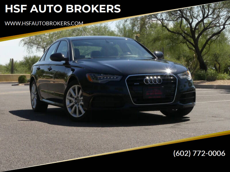 2013 Audi A6 for sale at HSF AUTO BROKERS in Phoenix AZ