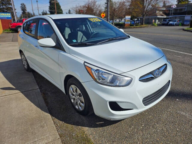 2016 Hyundai ACCENT for sale at BENCHMARK AUTO SALES in Parkland, WA