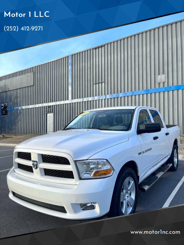 2012 RAM 1500 for sale at Motor 1 LLC in Raleigh NC