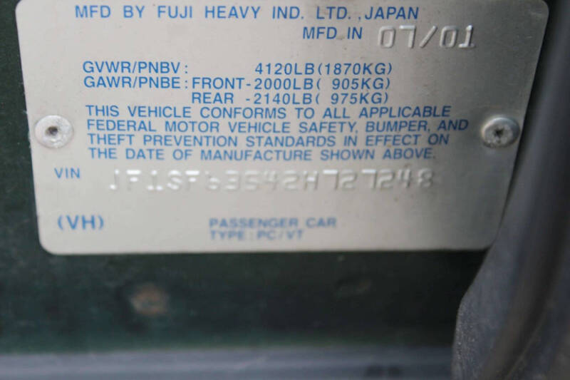 2002 Subaru Forester L