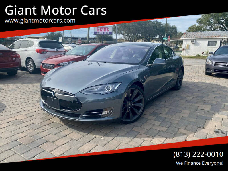 2013 Tesla Model S for sale at Giant Motor Cars in Tampa FL