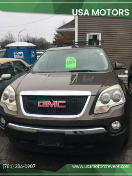 2011 GMC Acadia for sale at USA Motors in Revere MA